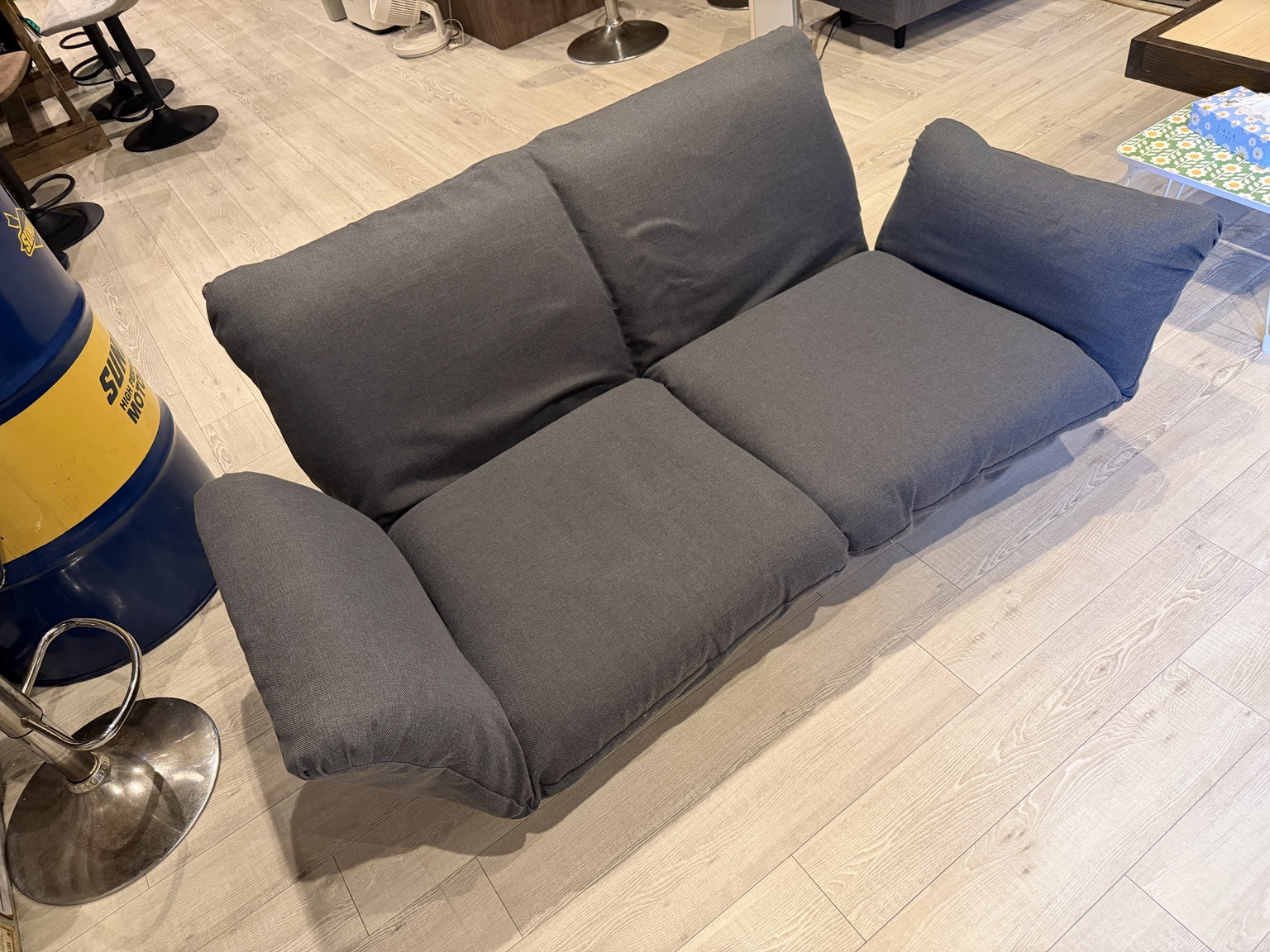 クリーニング後のソファ